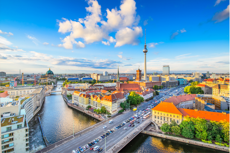 Berlin city skyline