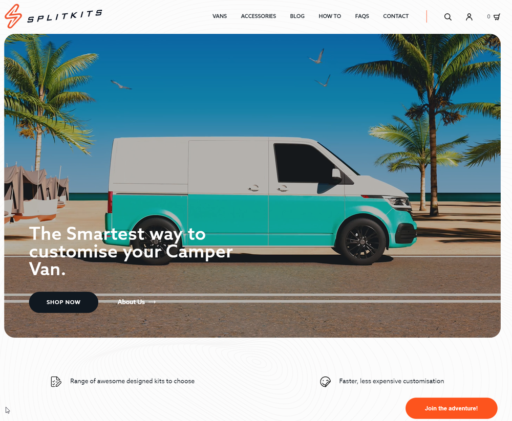 Splid Kit Split Kits x Herd partnership - Custom Shopify design & build case study
